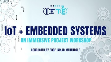 Lecture 2 IoT + Embedded systems by Prof  Ninad Mehendale
