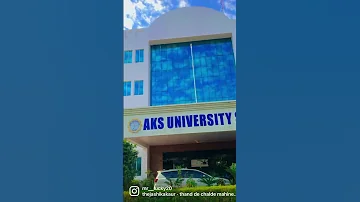 Aks university satna view #aksuniversity #satna #viral #vlogs #mp #youtubeshorts #love #status #aiu