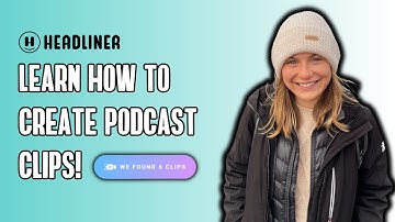 Create Podcast Video Clips with Headliner AI Podcast Clipper #podcastclips #podcastpromo