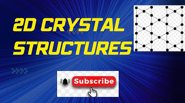 2D Crystal Structures #madihaliaquat6311 #solidstatephysics #crystal #crystalstructure