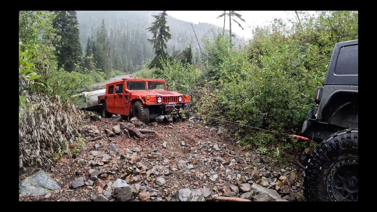 Can We Rescue Hummer H1 from the river?