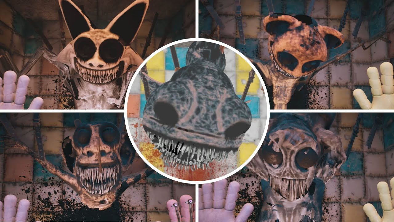 What if You Got Chased by Zoonomaly Monster 1,2,3,7,9 in Poppy Playtime ...