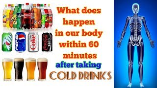 How does our body react to cold drink within 60 minutes| Harmful effects of cold drinks. Details