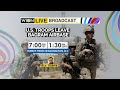 WION Live Broadcast: Watch top news of the hour | US troops leave Bagram airbase