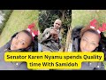 Senator Karen Nyamu spends Quality time With Samidoh #samidoh #karennyamu #trending