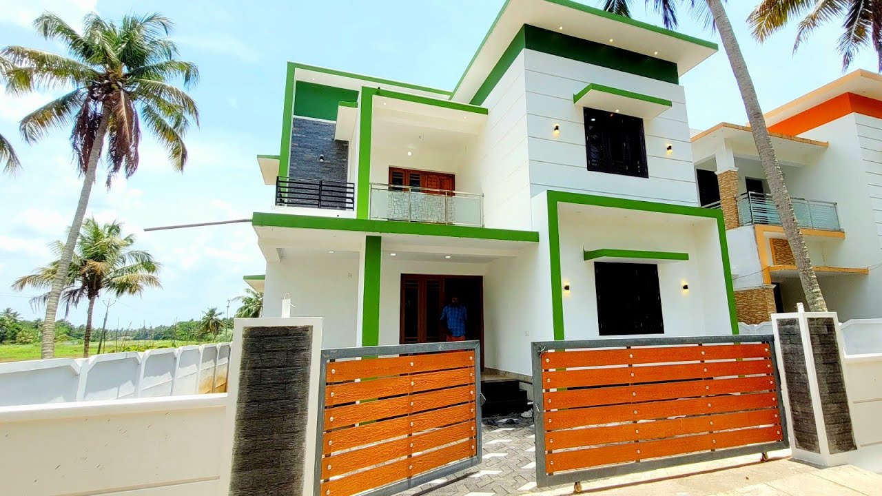 BRAND NEW HOUSE FOR SALE IN THRISSUR DISTRICT 1800 SQ FT 4 BHK HOUSE