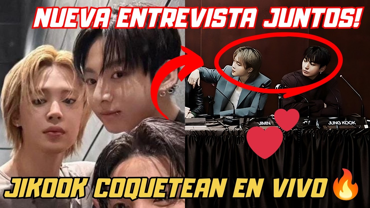 JIKOOK EN VIVO!💜 ENTREVISTA SOBRE SU VIAJE Y DISFRUTAN DE ESTAR JUNTOS💕