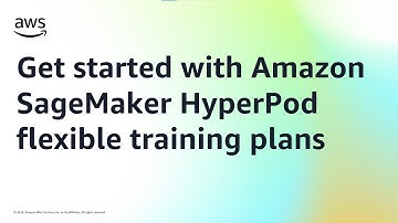Get started with Amazon SageMaker HyperPod flexible training plans | Amazon Web Services