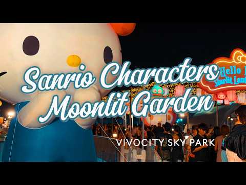 Sanrio Moonlit Garden at VivoCity Sky Park Singapore 2026