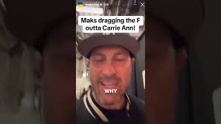 DWTS Maks Dragging Carrie Ann for poor judging!