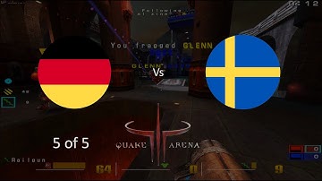 Germany vs Sweden Quake 3 Arena CTF q3ctf2 2007-07-17 game 5 of 5