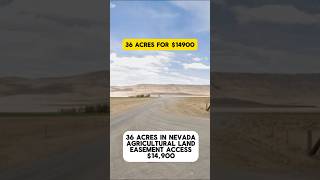 36 acres in Nevada for $14,900. #nevada #land #landforsale #shorts #fyp #realestate #property #fypシ
