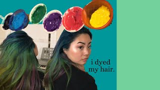 Rainbow Iridescence | dying my hair w arctic fox