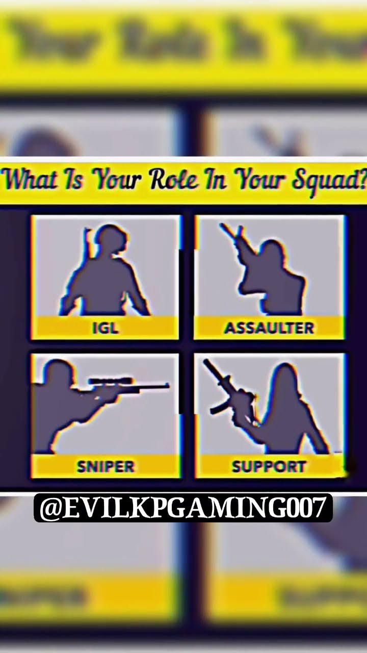WHAT IS ROLE IN YOUR SQUAD shorts bgmi pubgmobile support WHAT IS ROLE IN YOUR SQUAD shorts bgmi pubgmobile support