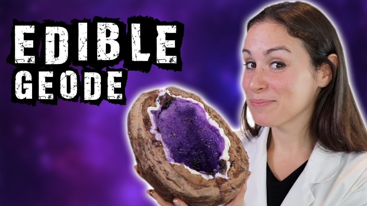 DIY EDIBLE GEODE - 6 MONTHS TO GROW!! | HellthyJunkFood