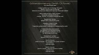 Stratovarius - Zenith of Power (pre-release version)