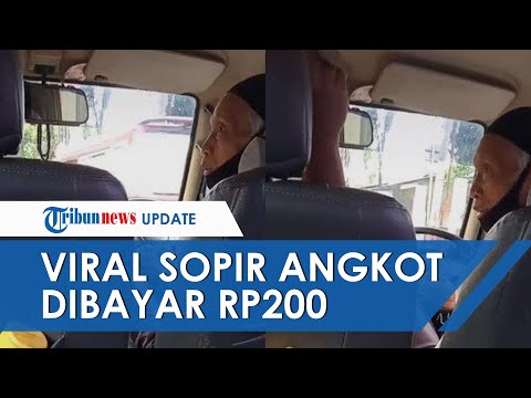 Viral Video Penumpang Bayar Angkot Rp200 Perak, Sang Sopir Kaget: Astaghfirullah Yasudah Bawa Aja