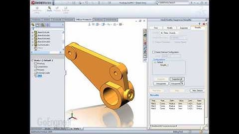 SOLIDWORKS Simulation - Simplify Geometry