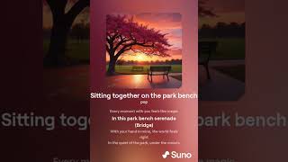 Sitting Together On The Park Bench