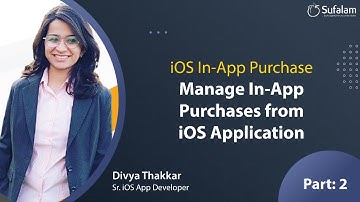 iOS In-App Purchases Tutorial - Managing In-App Purchases | Part-2 | Sufalam Technologies