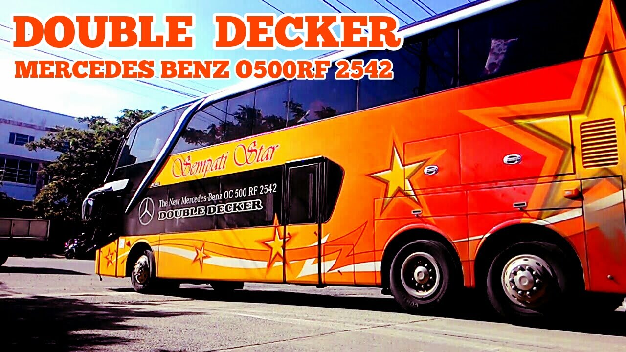 ADIPUTRO BUS DOUBLE DECKER JETBUS HD SEMPATI STAR MERCEDES BENZ