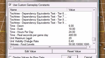 How to change the maximum level of hero and other advanced tables