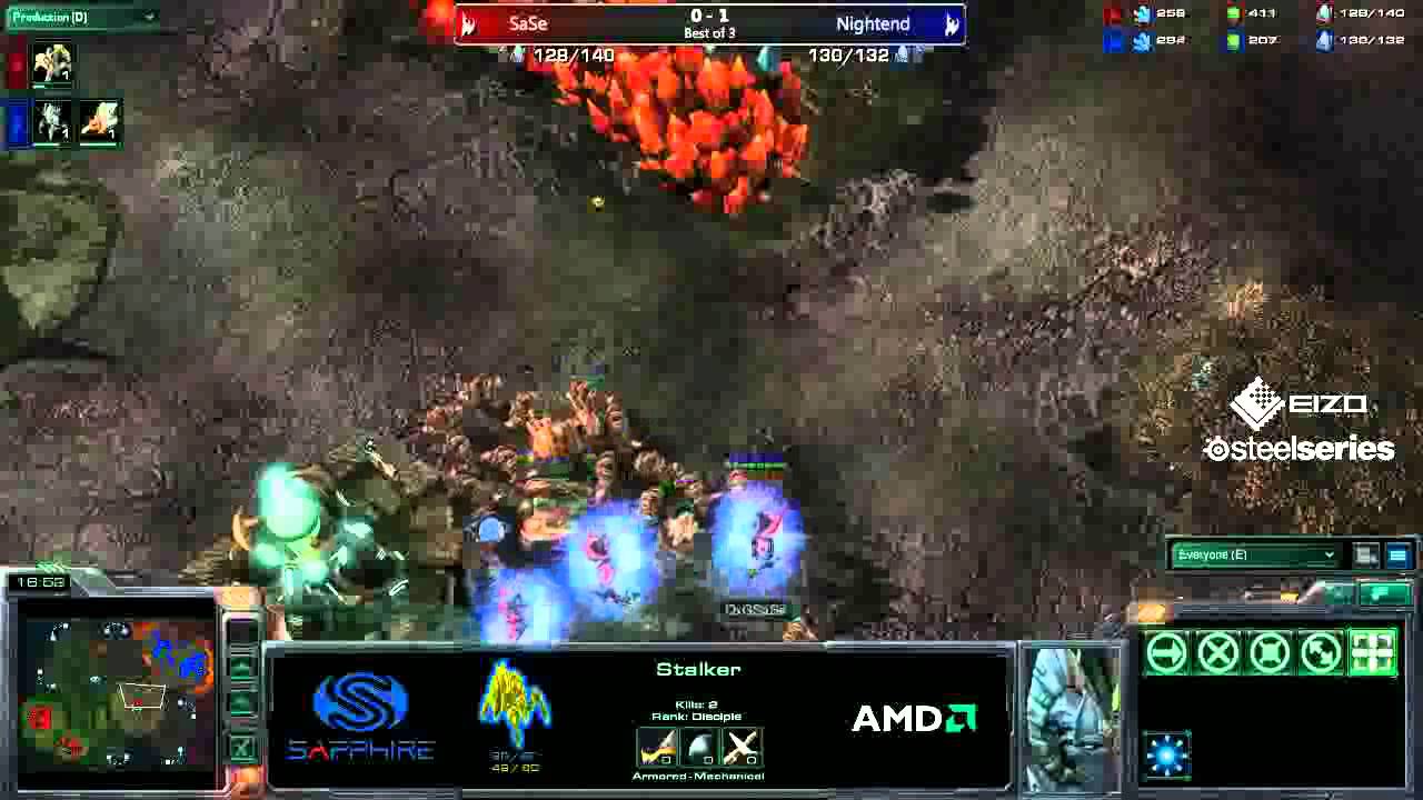 Dreamhack Winter 2011 Day 3 - G2 - SaSe (P) v Nightend (P)