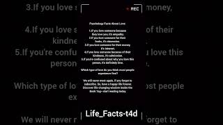 Psychology Facts about love#shorts#psychology#love