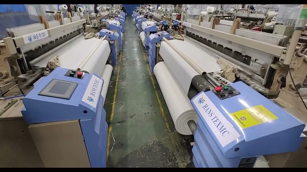 HIGH SPEEDAIR JET LOOM MG9100 High Efficiency/Low Power Consumption/Super Smart Machine YouTube
