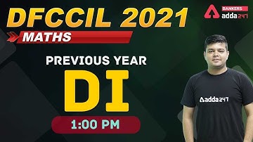 Railway DFCCIL Vacancy 2021 | DFCCIL Maths Previous Year Data Interpretation (D.I) Questions
