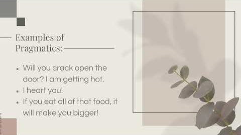Pragmatic Stylistics