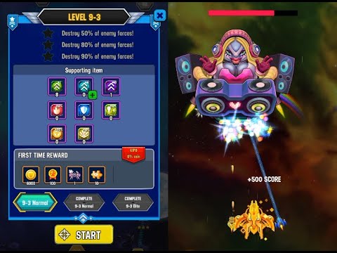 Space shooter Galaxy attack - Level 9-3 - YouTube
