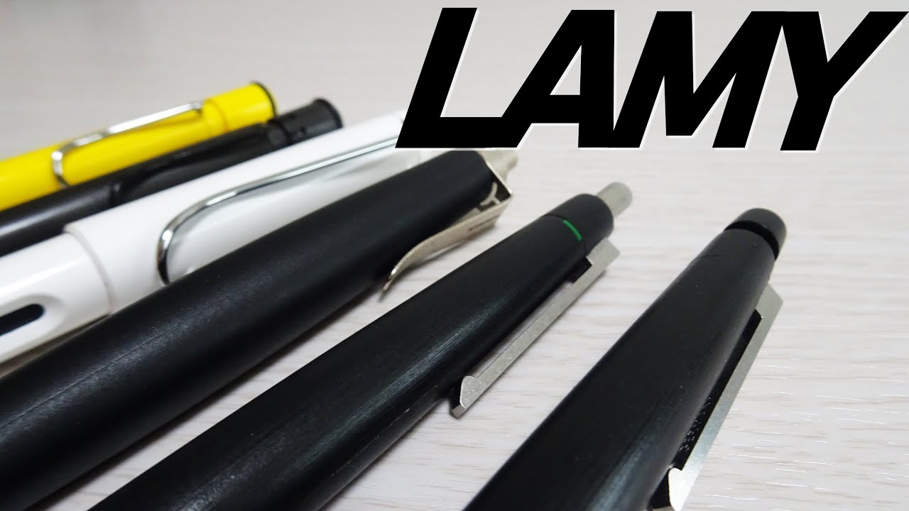 LAMY》I'll introduce all the LAMY products I own! 【Which one is