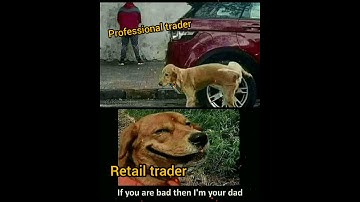 retail trader vs professional trader 😂 #shorts #trading #stockmarket #traders #viral