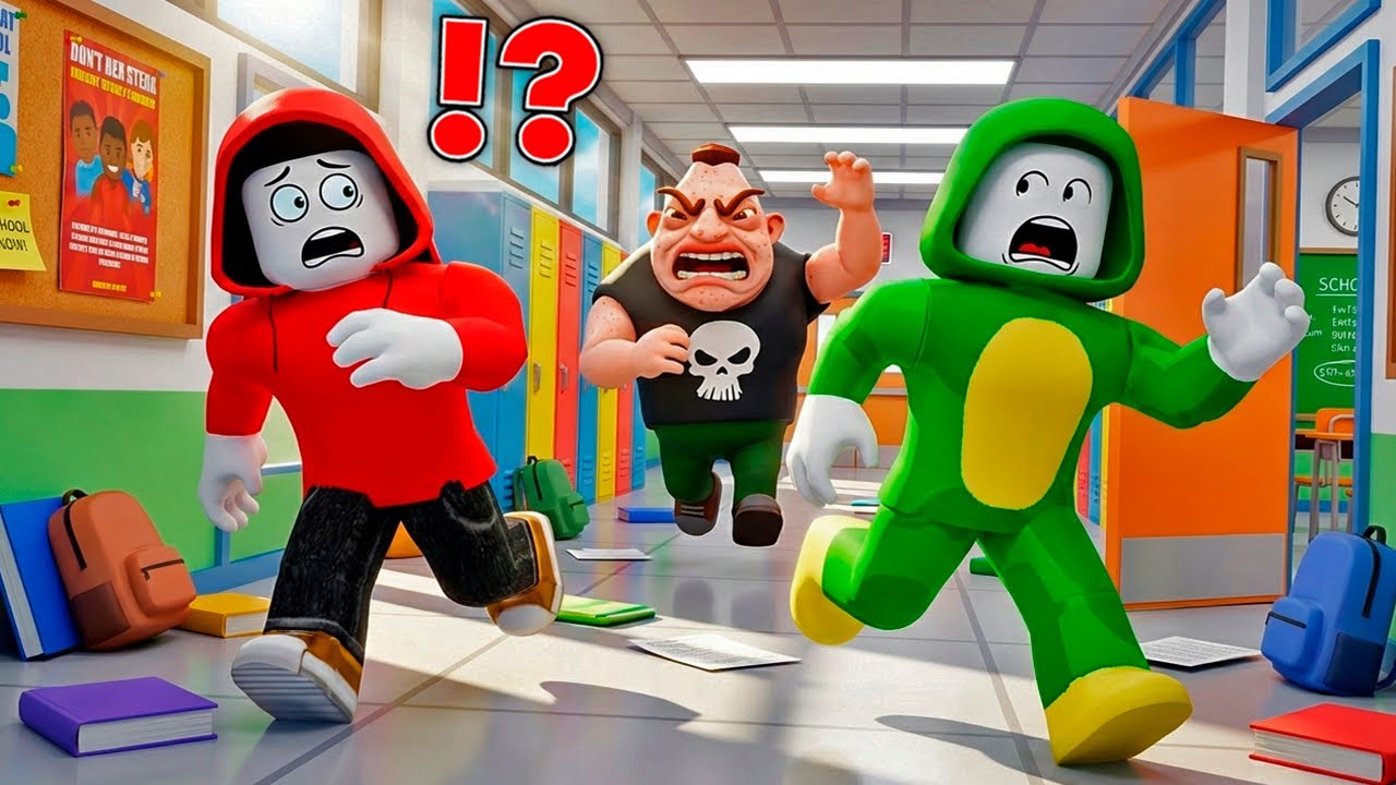 JJ and Mikey ESCAPED SCHOOL BULLY !? (Maizen Roblox) - YouTube