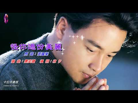 怪你過份美麗 張國榮 卡拉伴奏版