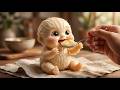 Cute baby ASMR eating videos — so delicious and tempting! 🍓🍑