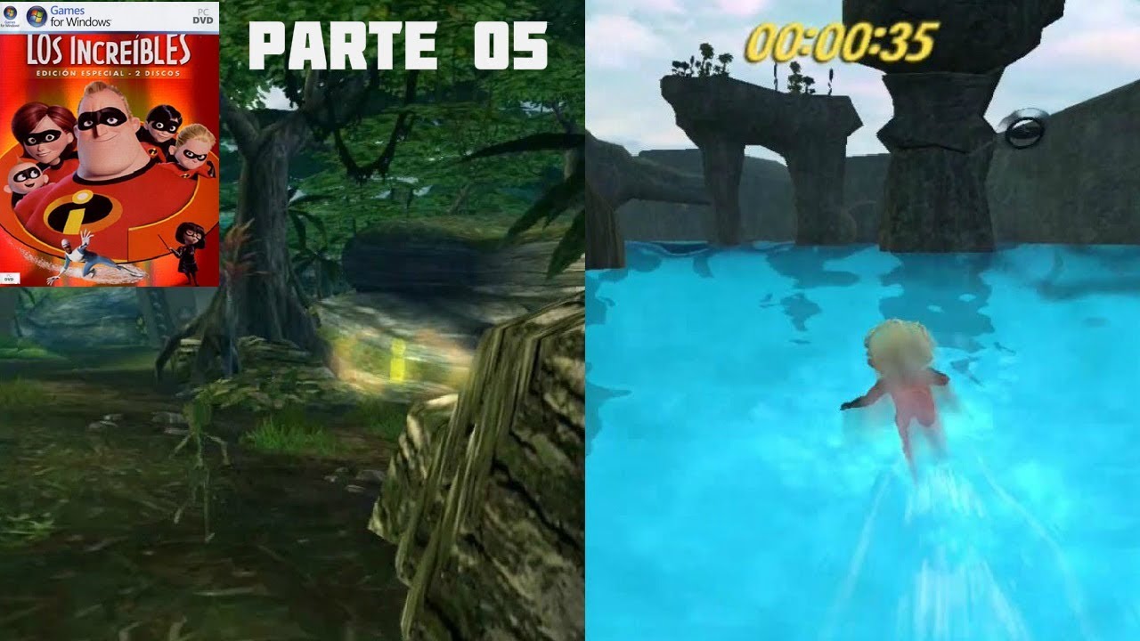 Los increibles (Disney) (Pc/PS2) (Español) (100%) - Parte 05: Dash y Violeta