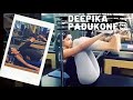 deepika padukone hot workout on deepika padukone songs| hot deepika padukone in a hot yoga.