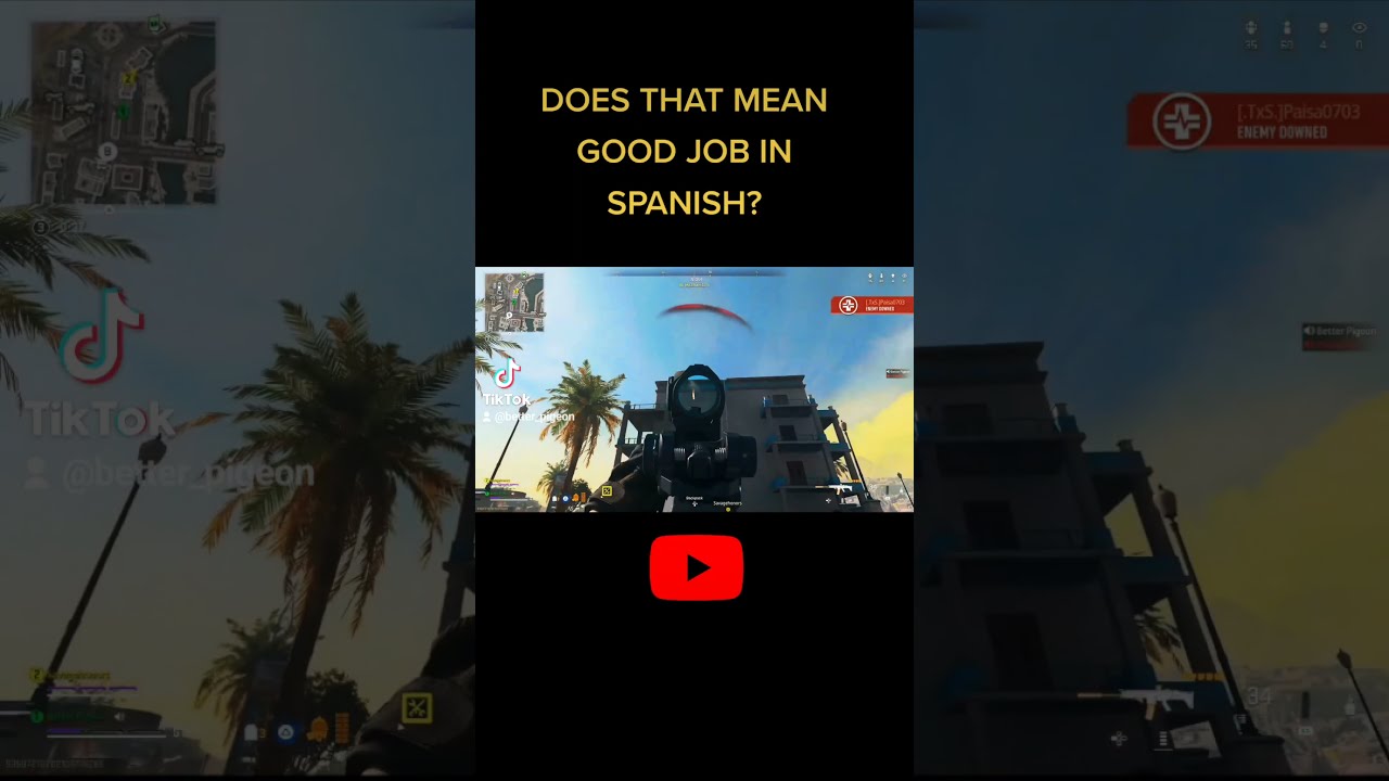 WARZONE 2 GOOD JOB IN SPANISH callofduty gaming shorts YouTube WARZONE 2 GOOD JOB IN SPANISH callofduty gaming shorts YouTube