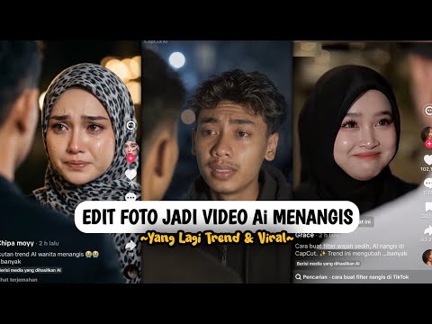 Trending Now❗️How to Edit Photos into AI Crying Videos in CapCut