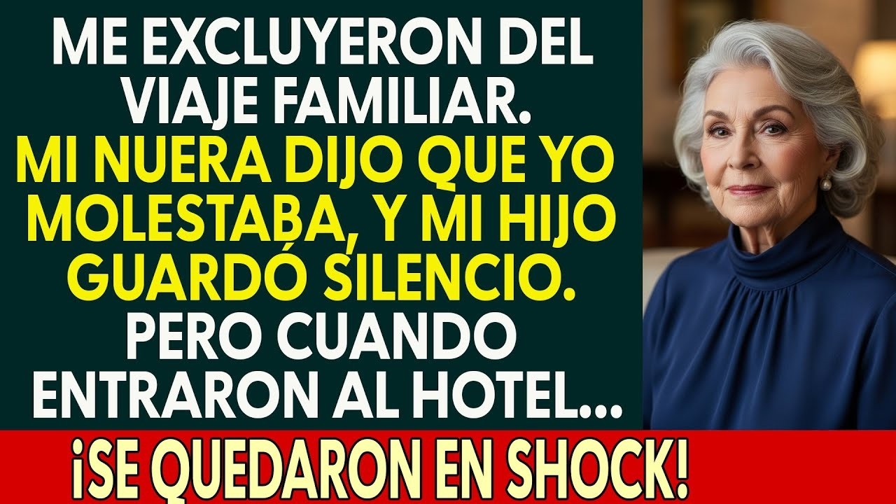 Me excluyeron del viaje familiar… hasta que entraron al hotel y quedaron en shock