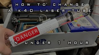 SO EASY - How to change your @monportlaser K40 CO2 Laser Tube