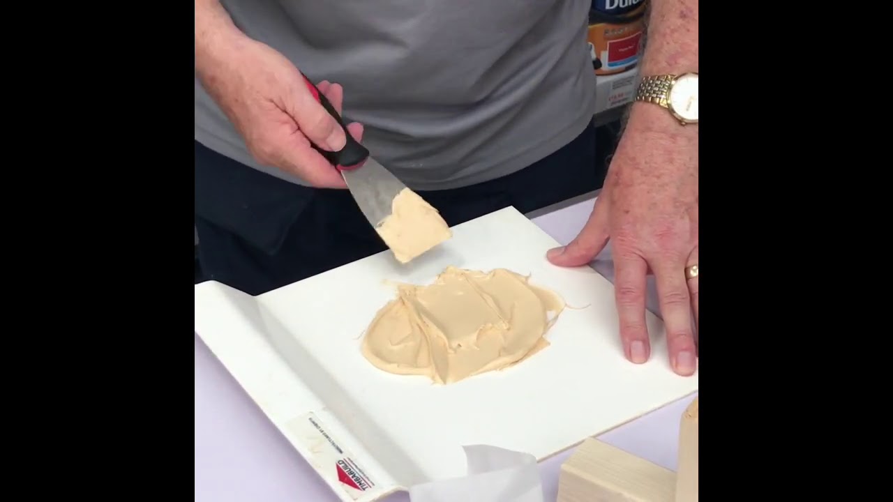 TIMBABUILD Finish Epoxy Wood Repair System Demonstration YouTube