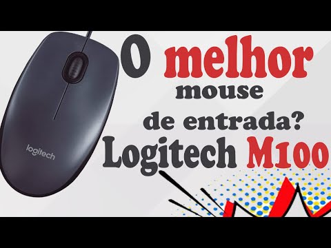 MOUSE LOGITECH M100, UMA OPÇÃO AOS MOUSE DE ENTRADA