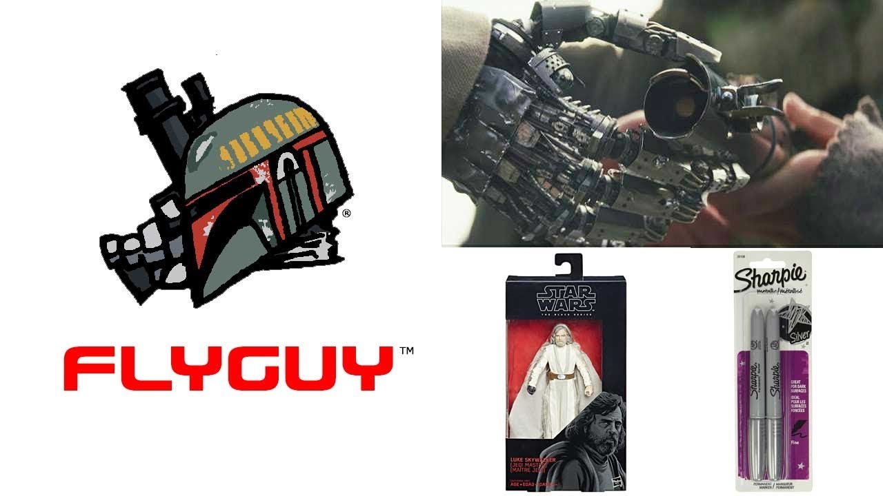 Star Wars The Black Series 6 inch The Last Jedi Luke Skywalker Quick Hand Chrome Custom | By @FLYGUY - YouTube