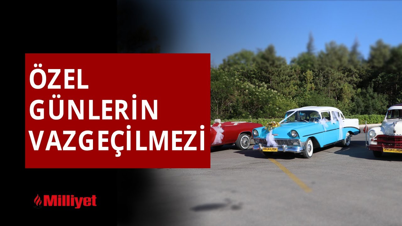 Eskişehir'de özel günlerin vazgeçilmezi klasik otomobiller