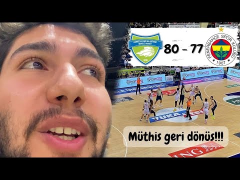 Fenerbahçe 25 sayı geriden geldi! | Merkezefendi Basket - Fenerbahçe Beko Salon vlogu #denizli #gfb