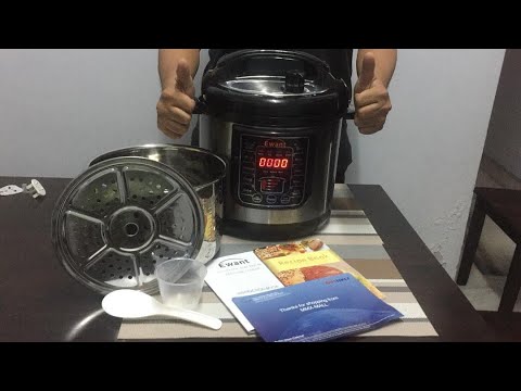 UNBOXING & REVIEW EWANT Pressure Cooker 6L Free Two Inner ...