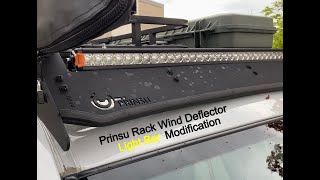 Prinsu Rack Wind Deflector Modification